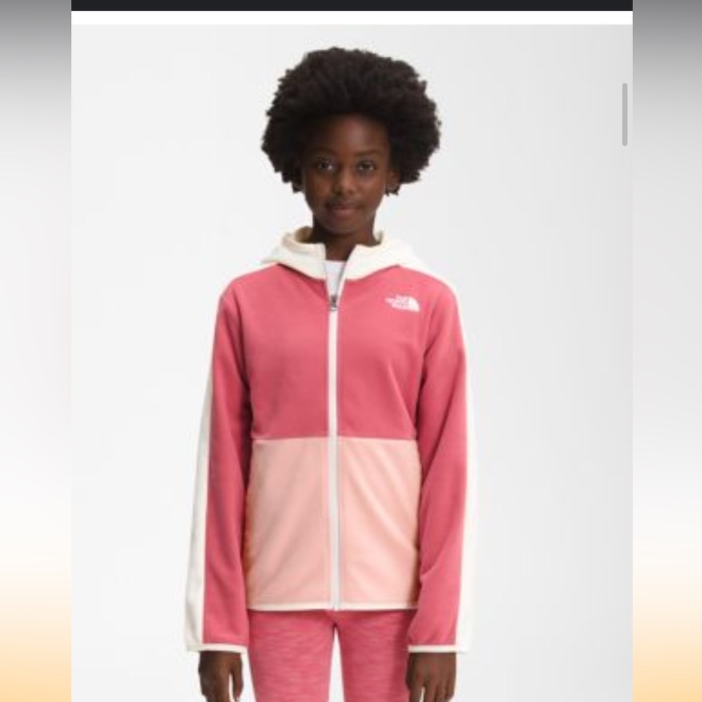 The North‎ Face Youth Glacier Full Zip Hoodie Fleece size XS 6